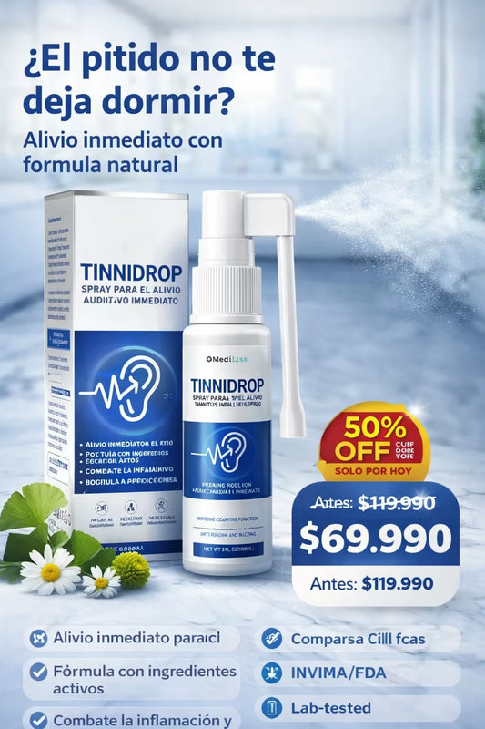 Tinnidrop Spray Limpiador De Oido