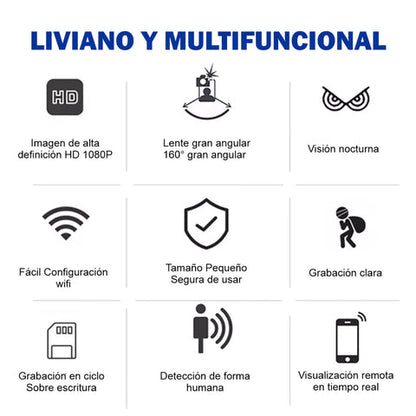Mini Cámara de Seguridad Full HD UltraX5™