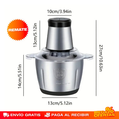 Molino Picador Eléctrico 2 Litros